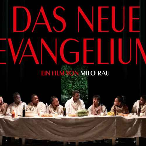 Filmcover für "Das neue Evangelium" in Anlehnung an das letze Abendmahl